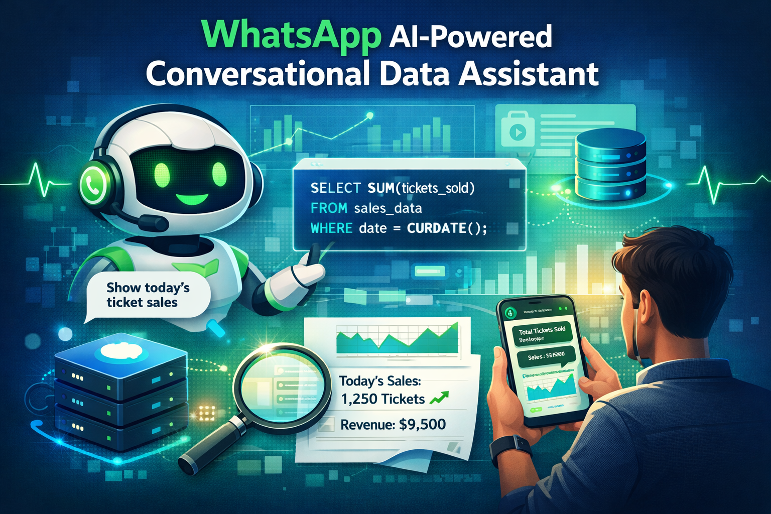 WhatsApp AI-Powered Conversational Data Analyst